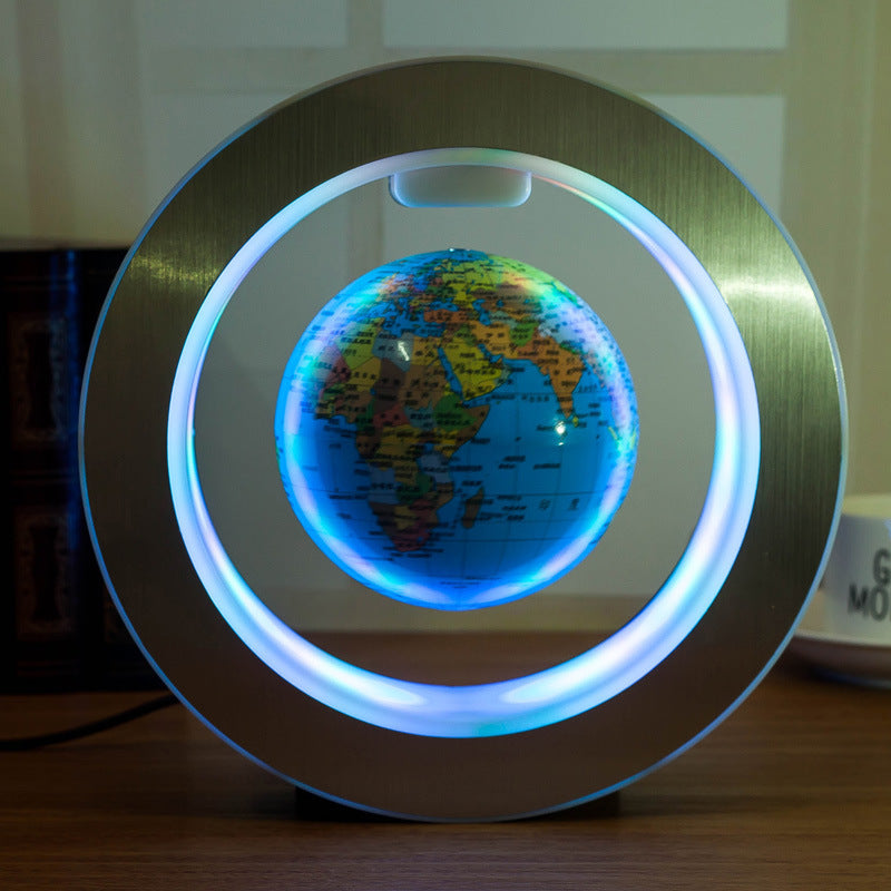 Round LED World Map Floating Globe (Magnetic)
