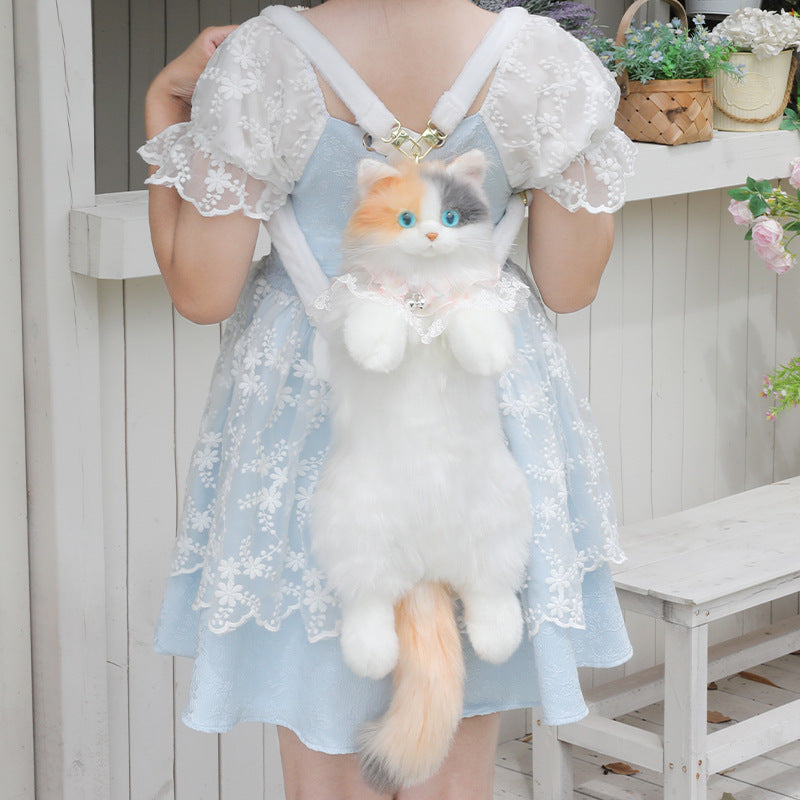 Premium Realistic Cat Plush Backpack for Girls (MOST SELLING)