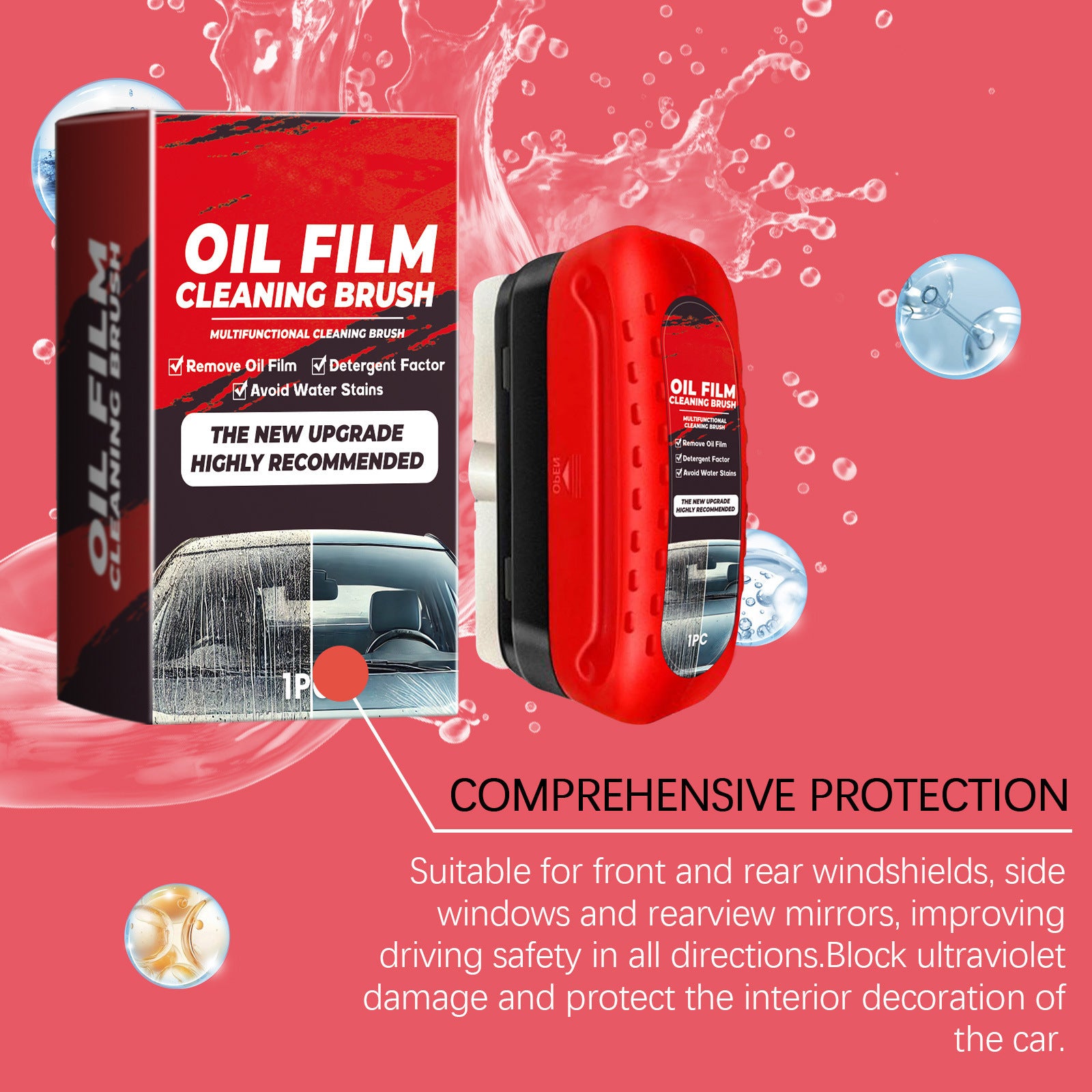 Universal Anti-Rain Fog Cleaning Glass Brush for Car Windshield (MOST DEMANDING)