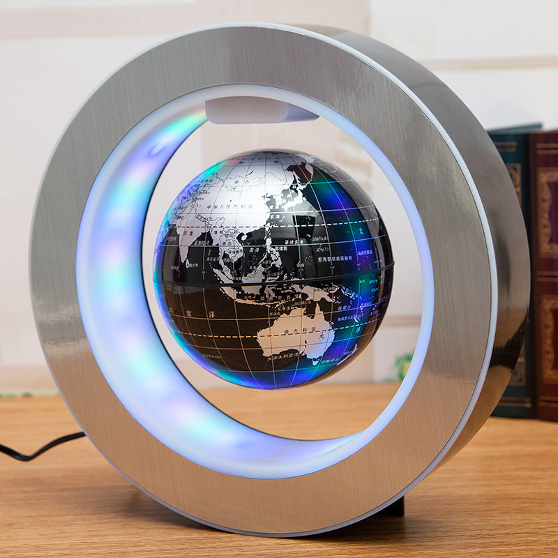 Round LED World Map Floating Globe (Magnetic)