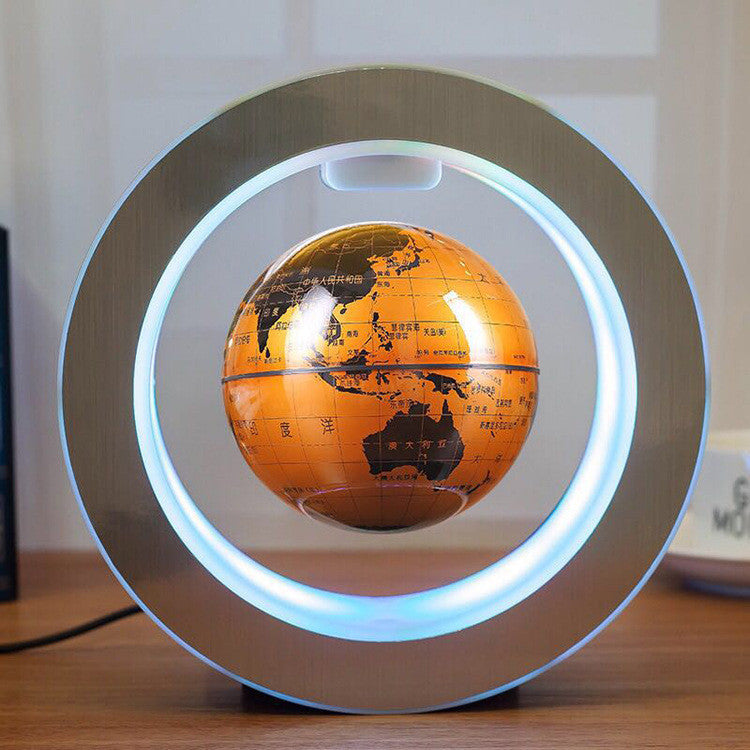 Round LED World Map Floating Globe (Magnetic)